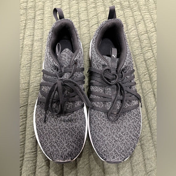 PUMA Prowl Alt Prem Mesh Sneaker Black Grey White Size 9 - Picture 2 of 7